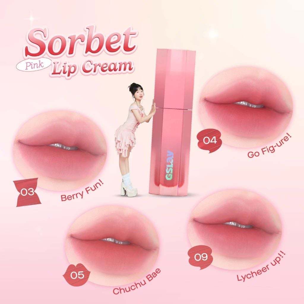 Gslay son kem Sorbet Lip Cream 4g