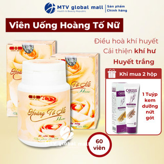  Viên Uống Hoàng Tố Nữ Dân Khang Hỗ Trợ Cải Thiện Tình Trạng Huyết Trắng Phụ Khoa Hộp 60 viên 