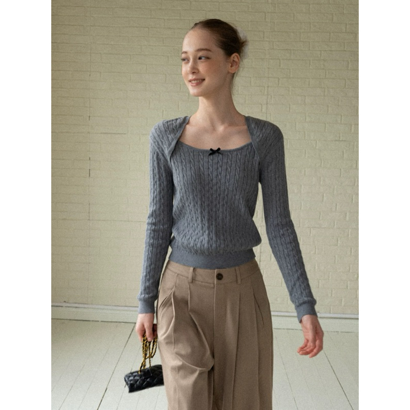 Áo len vặn thừng Eggka