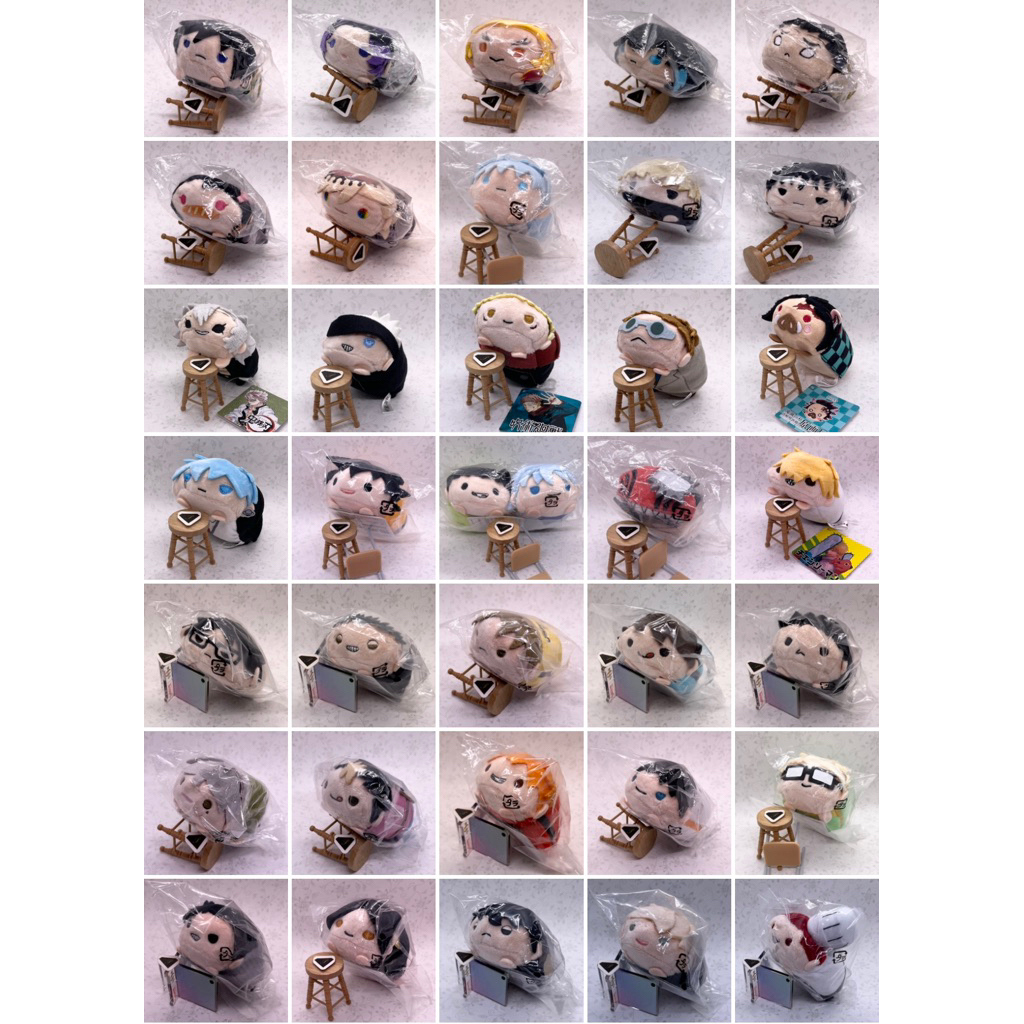 OtakuTPstore Chính hãng off official noru plush doll gấu bông Jujutsu Kimetsu Kuroko Haikyuu Chainsa