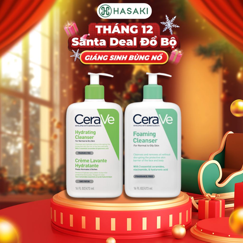 [DAILY] Sữa Rửa Mặt Cerave Sạch Sâu Cho Da Thường Đến Da Dầu, Da Khô Hasaki Sản Phẩm Chính Hãng | BigBuy360 - bigbuy360.vn