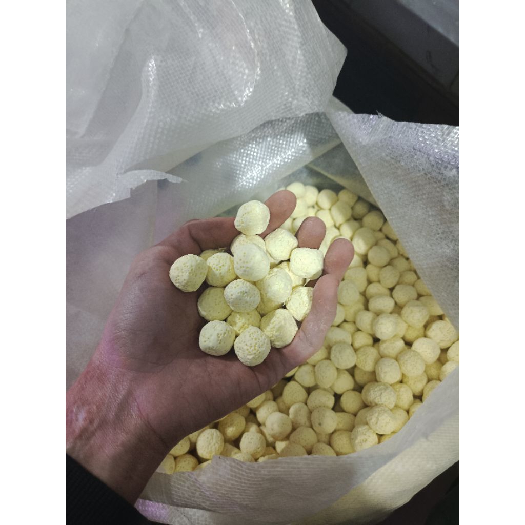 Vật liệu lọc 1kg sứ bi vàng,1kg sứ lỗ cho bể cá