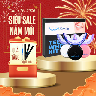  Kit làm trắng răng WESMILE PRO 3+1 WESMILE DAILY làm trắng răng tại nhà tặng kèm bút gel cao cấp 