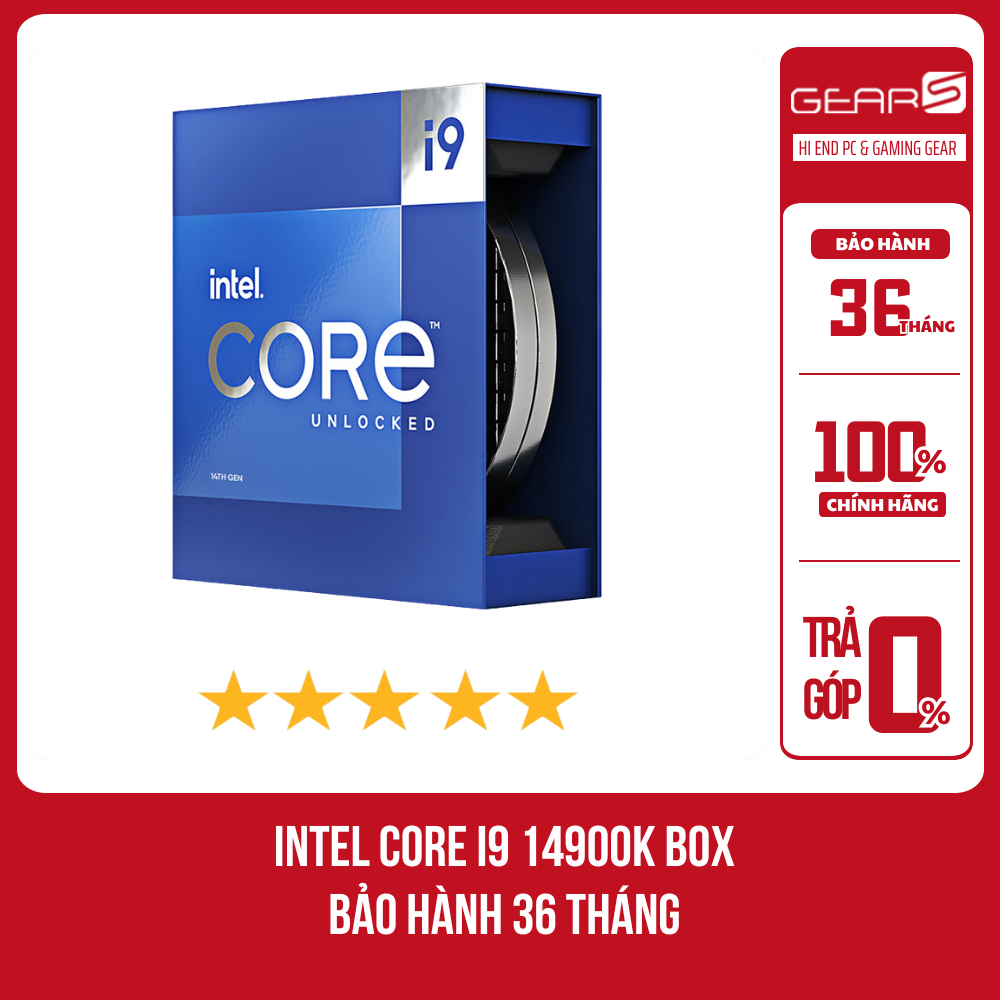 [FULL VAT] CPU INTEL Core I9 14900k - Bảo hành 36 Tháng