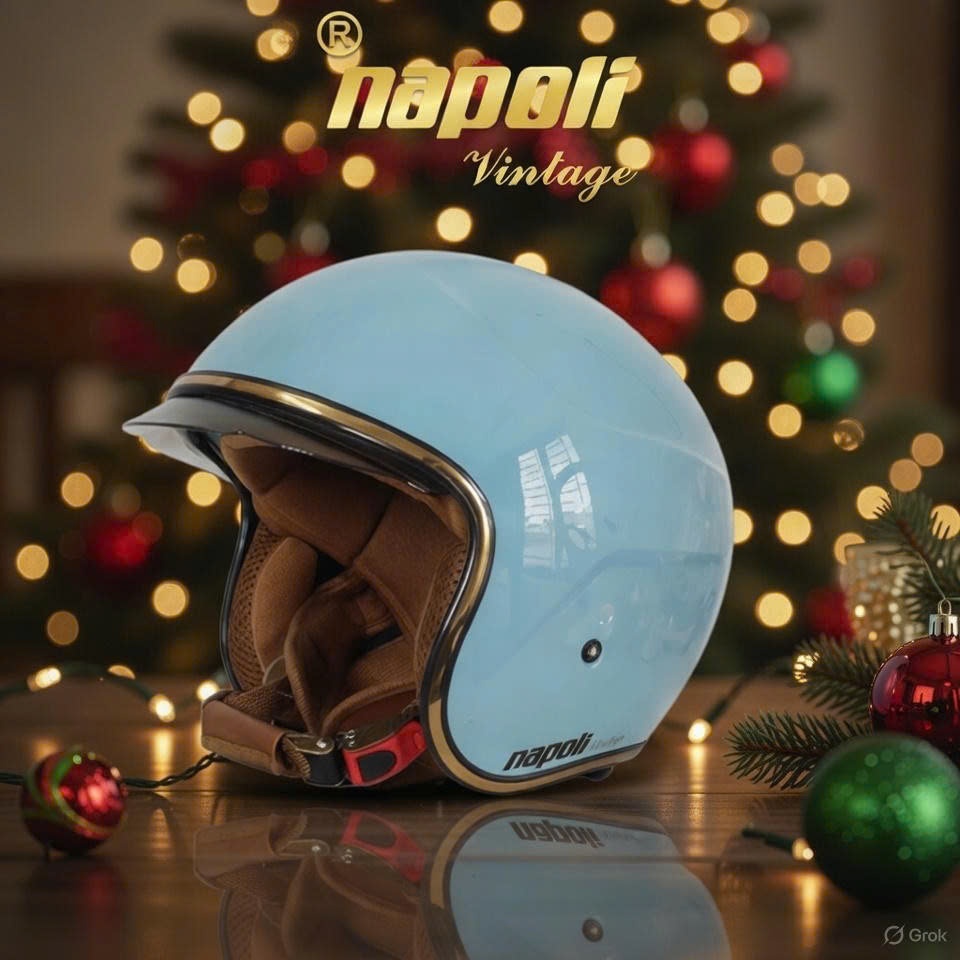 Napoli mũ bảo hiểm kính âm 3/4 cao câp, dành cho người lớn và trẻ em. Bảo hành 12 tháng