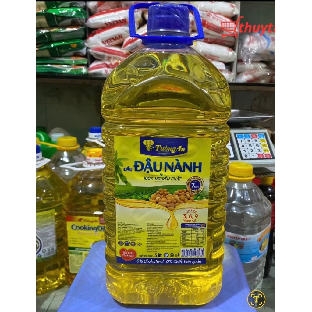 Dầu Đậu Nành Tường An Chai 5l .