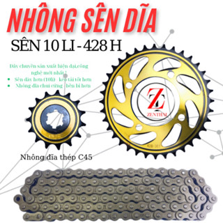  Nhông Sên Dĩa   Sên 10 Li   ZENTHAI Đủ Loại Xe Số DREAM - WAVE RS S110  RSX -  FU 125 -JU  SI-Tau GIÁ SIÊU HỜI 