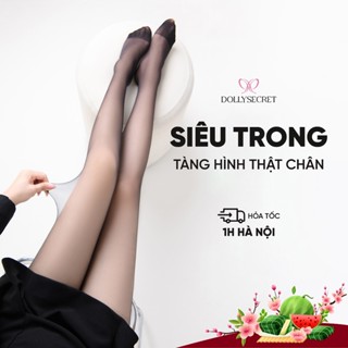  Quần Tất Siêu Trong Suốt Siêu Mỏng Tàng Hình Thật Chân DOLLY SECRET T39 