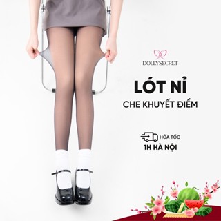  Quần Tất Da Chân 100D 2 Lớp Che Khuyết Điểm Mùa Đông DOLLY SECRET Giữ Ấm Siêu Dai T40 