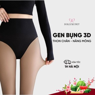  Quần Tất 3D Che Khuyết Điểm DOLLY SECRET Thon Chân Gen Bụng Giữ Nhiệt Ấm Áp  40-70kg  T45 