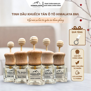 Tinh Dầu Khuếch Tán Ô Tô Himalaya 8ml Nguyên Chất Khử Mùi Xe Hơi, Tủ Quần Áo, Thư Giãn, Giảm Stress