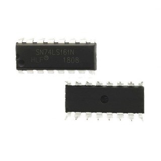 74LS161 Synch 4-bit Counter DIP16