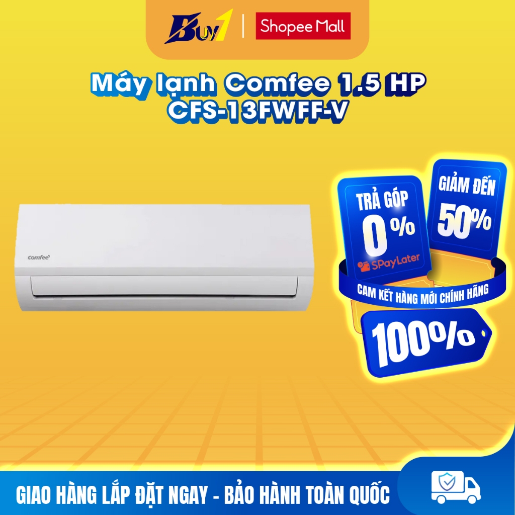 CFS-13FWFF-V - Máy lạnh Comfee 1.5 HP CFS-13FWFF-V - Hàng chính hãng