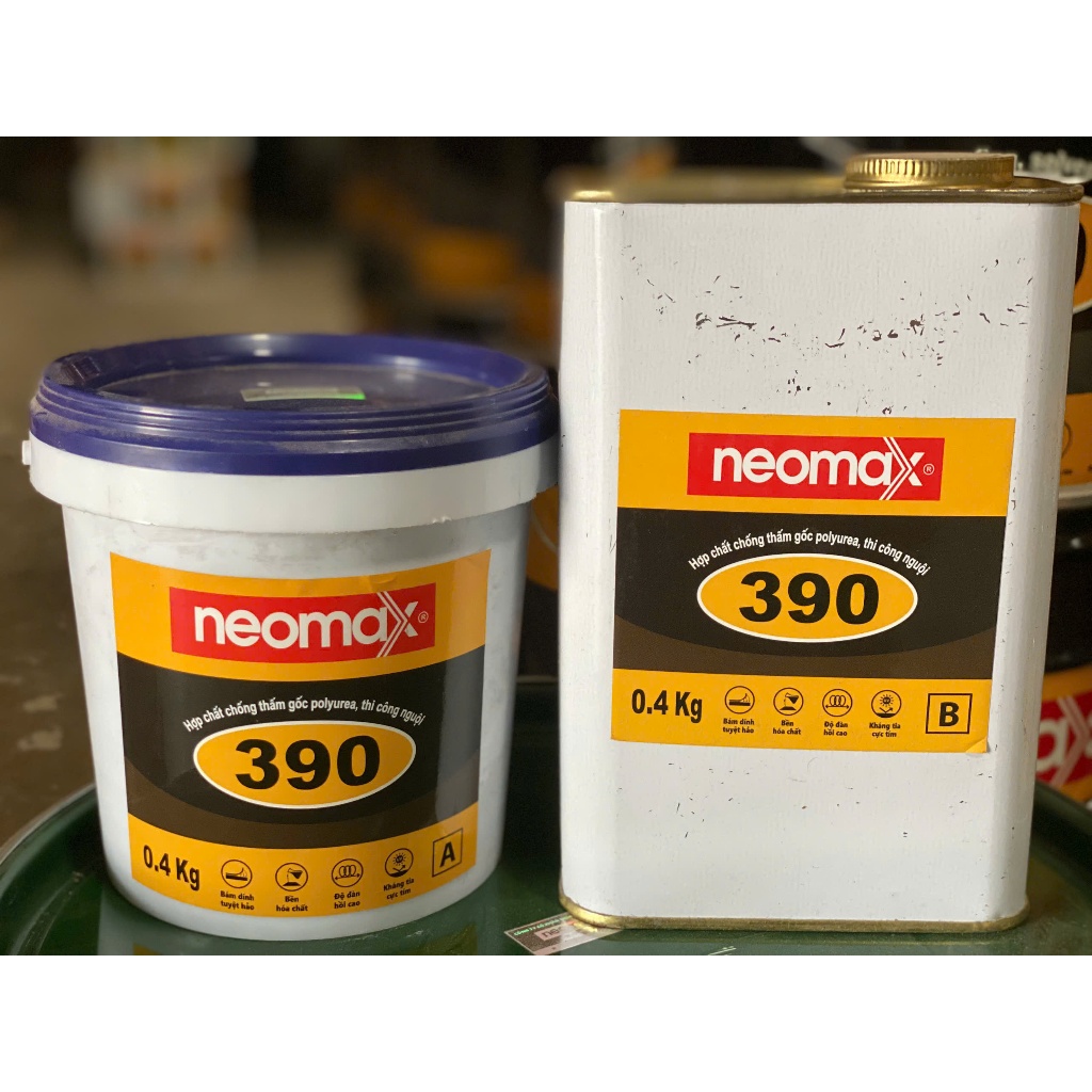 Neomax 390 , chống thấm gốc Polyurea, thi công nguội
