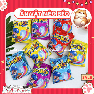  Combo Kẹo dẻo cuộn Jelly Roll Thái Lan kẹo dẻo 6 vị trái cây  gói 11g  đồ ăn vặt tuổi thơ 