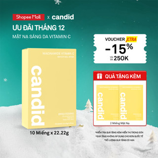   SẢN PHẨM MỚI  Mặt Nạ Dưỡng Sáng Da - Candid Niacinamide Vitamin C Water Gel Mask  Hộp x 10 Miếng  