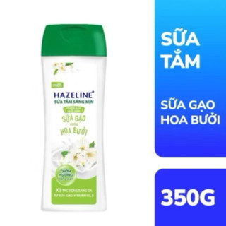 Sữa Tắm Dưỡng Thể Hazeline Sữa Gạo Hương Hoa Bưởi Chai 350g