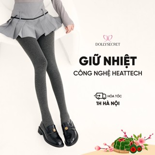   BH 1 ĐỔI 1  Quần Tất Len Tăm Giữ Nhiệt DOLLYSECRET Công Nghệ Heattech Che Khuyết Điểm Thon Chân  T54 