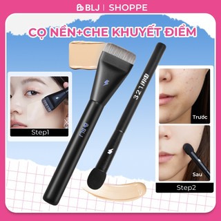  BLJ Bộ Cọ tán kem nền & Cọ Che Khuyết Điểm Đầu Phẳng Chuyên Dụng Cho Trang Điểm 