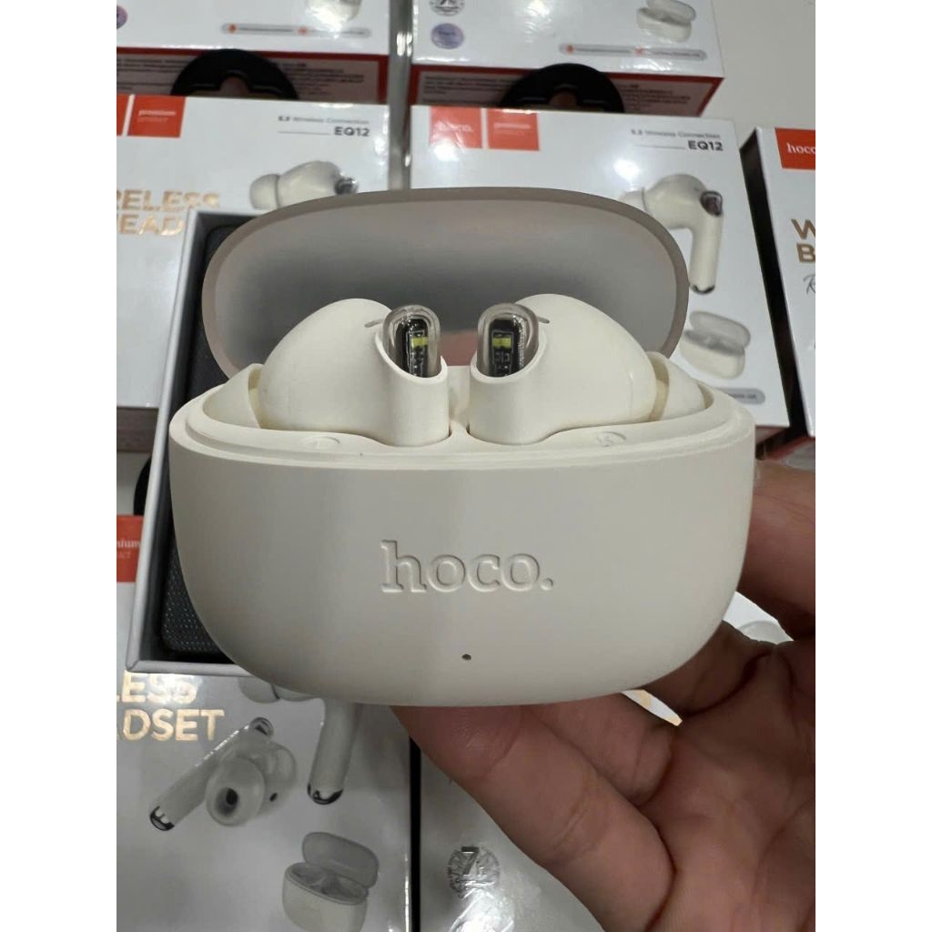 Tai nghe Bluetooth Hoco EQ12 chống ồn ( Pro) pin được nâng cấp lên 7 giờ sử dụng, hỗ trợ kết nối Blu