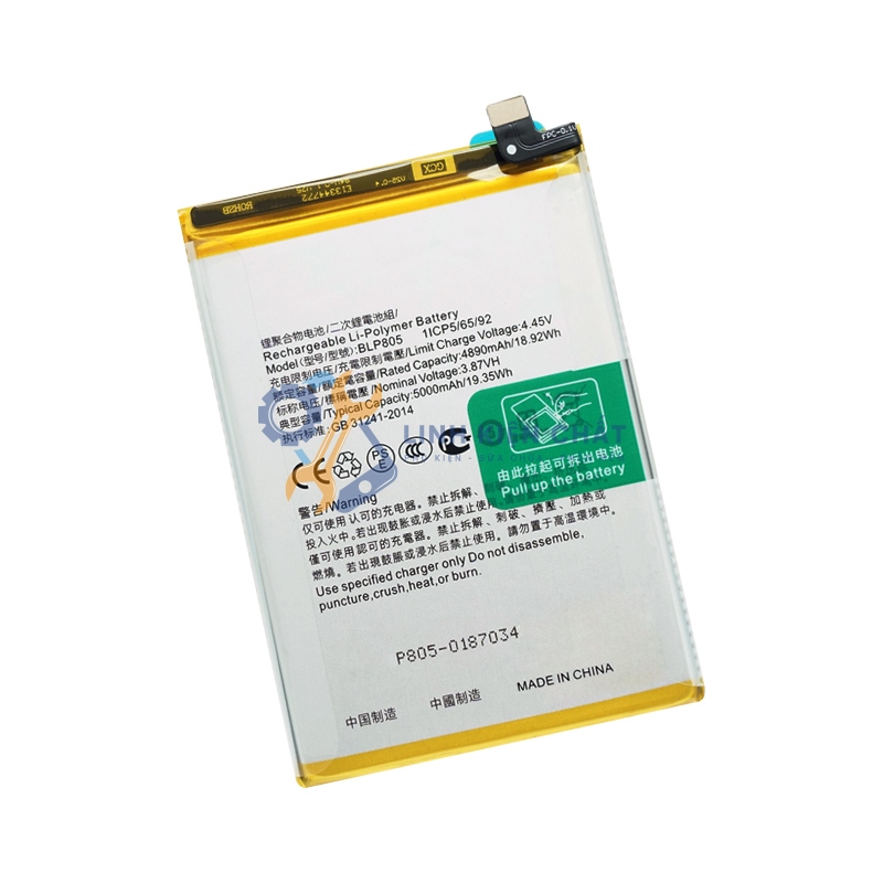 Pin cho Oppo A55s 5G CPH2321 (BLP805) 5000mAh Zin - Hàng Linh Kiện