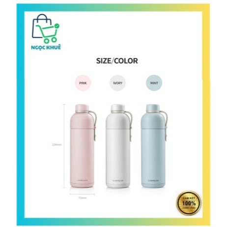 Bình giữ nhiệt LocknLock Belt Bottle 490ml LHC4267