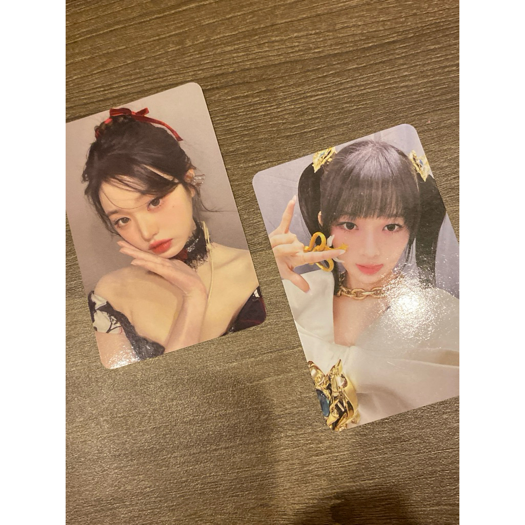 [ Chính hãng ] Card bo góc Jang Wonyoung và Rei nhóm nhạc IVE - Xem video check ib shop nhé ạ