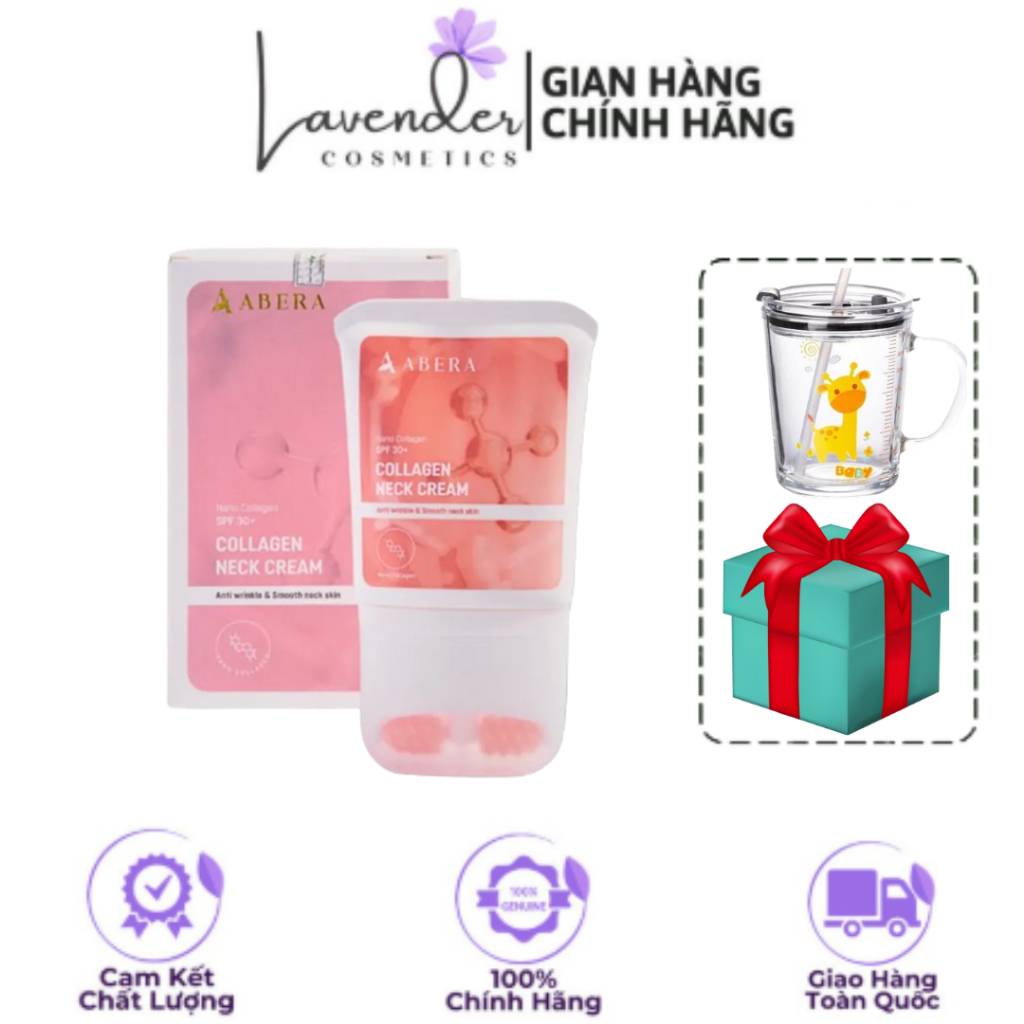 KEM DƯỠNG DA CỔ LOKA NANO ABERA - Giúp Làm Trắng Da, Dưỡng Ẩm, Chống Nhăn, Làm Mờ Các Vết Thâm Sạm