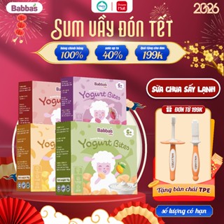  Sữa Chua Sấy Lạnh Babba's Chống Hóc Bổ Sung Vitamin Cho Bé Từ 6 Tháng Tuổi 
