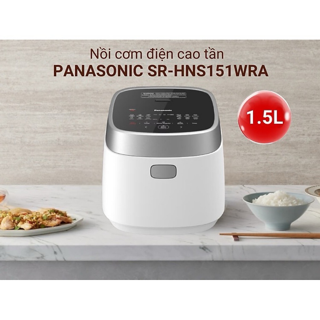 Nồi cơm cao tần cao cấp Panasonic 1.5 lít SR-HNS151WRA || Hàng Trưng Bày Đẹp Như Mới