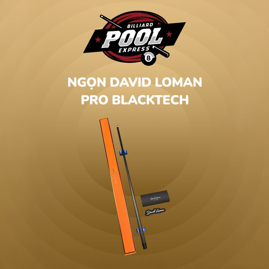 Ngọn cơ bida David Loman Pro BlackTech (Chính hãng)