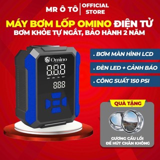 Máy Bơm Lốp Ô Tô Điện Tử 150PSI – Mr Ô Tô Bơm Tự Ngắt, Màn Hình LCD, Đèn LED, Bảo Hành 2 Năm - Tặng Gương Cầu Lồi