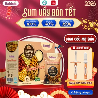  Bột Ngũ Cốc Cho Mẹ Bầu Babba's Mommy Dinh Dưỡng Vàng Cho Mẹ Khỏe Con Thông Minh 