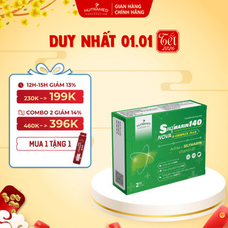  Viên uống Silymarin 140 hỗ trợ giải độc bảo vệ và tăng cường chức năng gan  30 viên  - Nutramed 