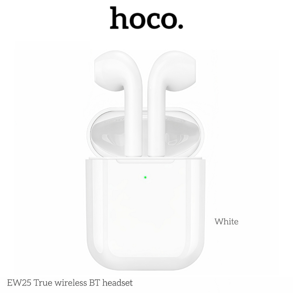 Tai Nghe Bluetooth Hoco EW25 Không Dây, TWS 5.3, Có Micro Đàm Thoại, Nghe Nhạc 4 Giờ, Âm Thanh Stere