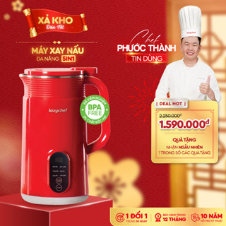  Máy Làm Sữa Hạt Lazychef - Máy Xay Nấu Đa Năng - Máy Xay Sinh Tố Lazychef Chống Trào Độ Ồn Thấp 