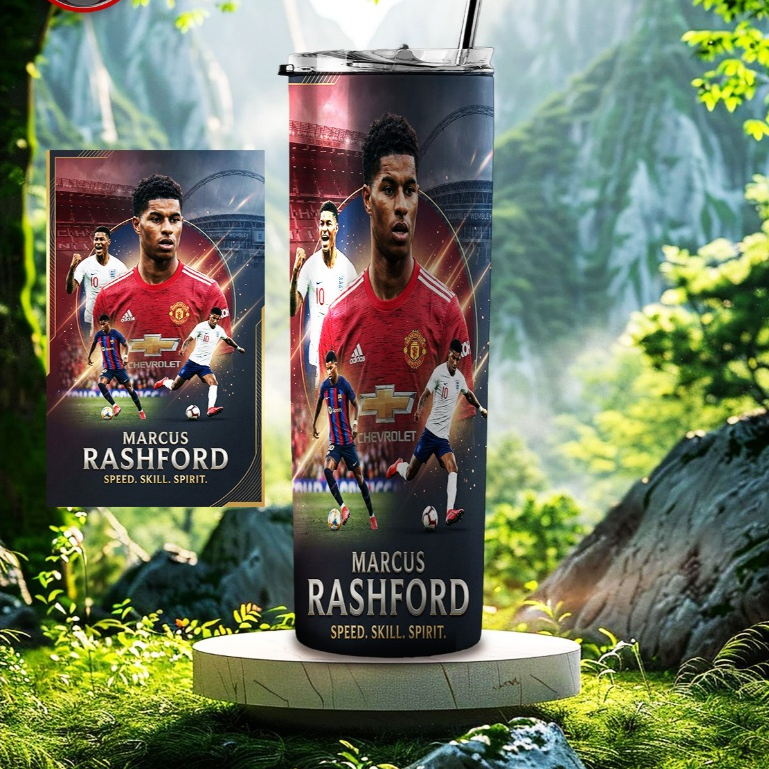 LY GIỮ NHIỆT CAO CẤP IN HÌNH MARCUS RASHFORD