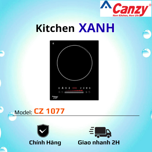 CZ 1077/ Bếp từ đơn cao cấp/ Kính Kanger/ Công nghệ Đức Inverter/ nhập khẩu Indonesia