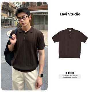  Áo Polo LEN THỎ Local Brand Lavi Studio  STRIPES Nam Nữ Unisex 