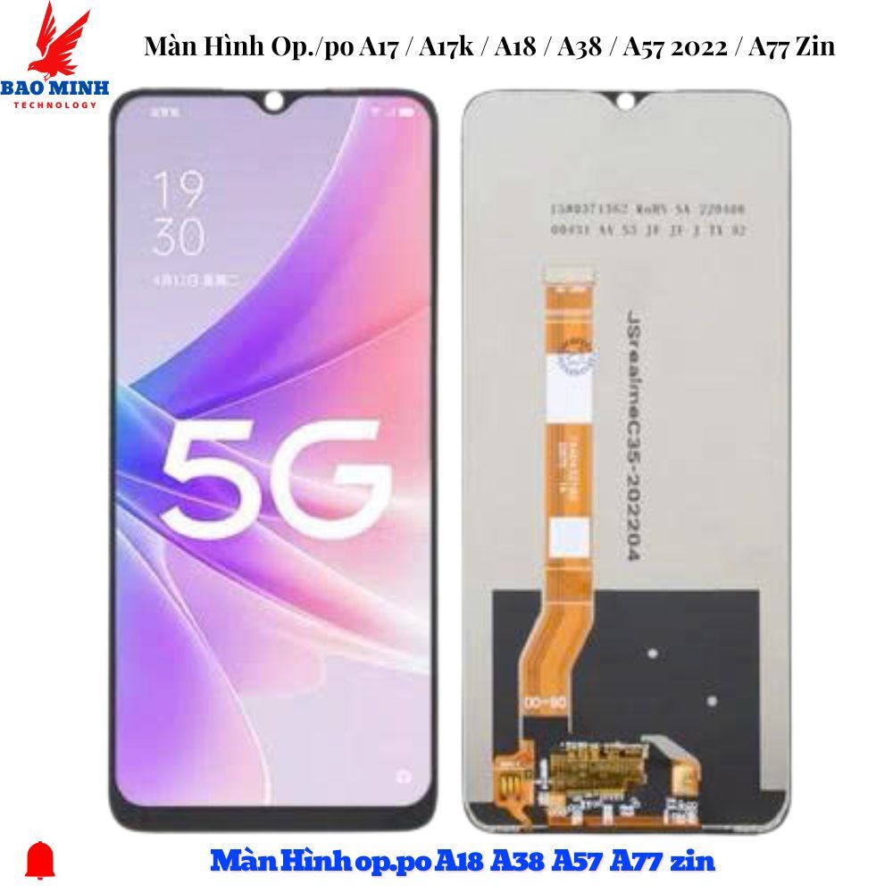 Màn hình Op.po A18 mẫu mới 2025 màn mỏng phôi to hiển thị đẹp
