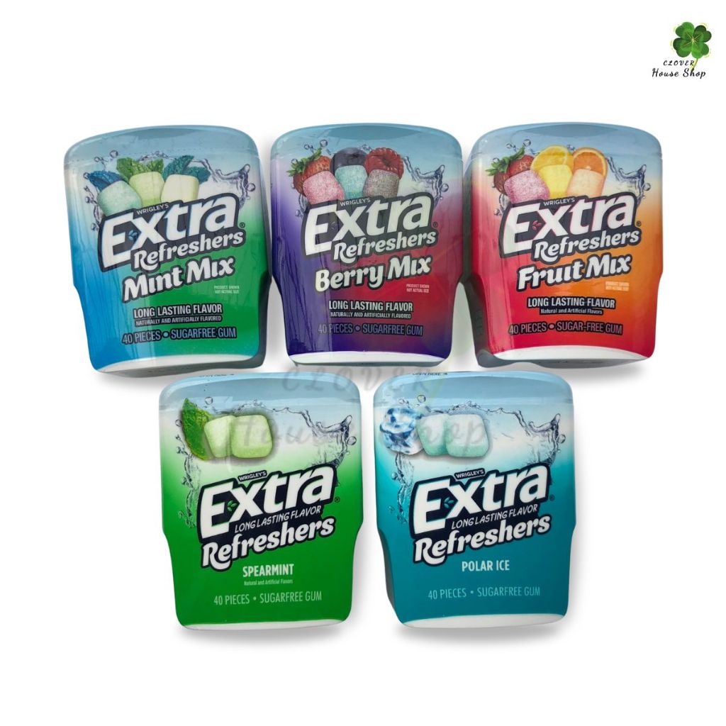 KẸO CAO SU / SINGUM  KHÔNG ĐƯỜNG EXTRA REFRESHERS – 40 VIÊN