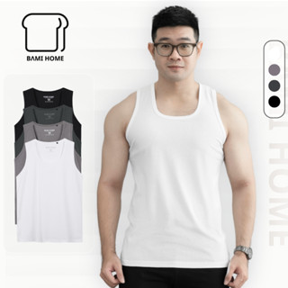  Áo ba lỗ nam BAMIHOME áo tanktop vải thun gân co giãn áo sát nách nam tập gym thoáng mát ATT05 