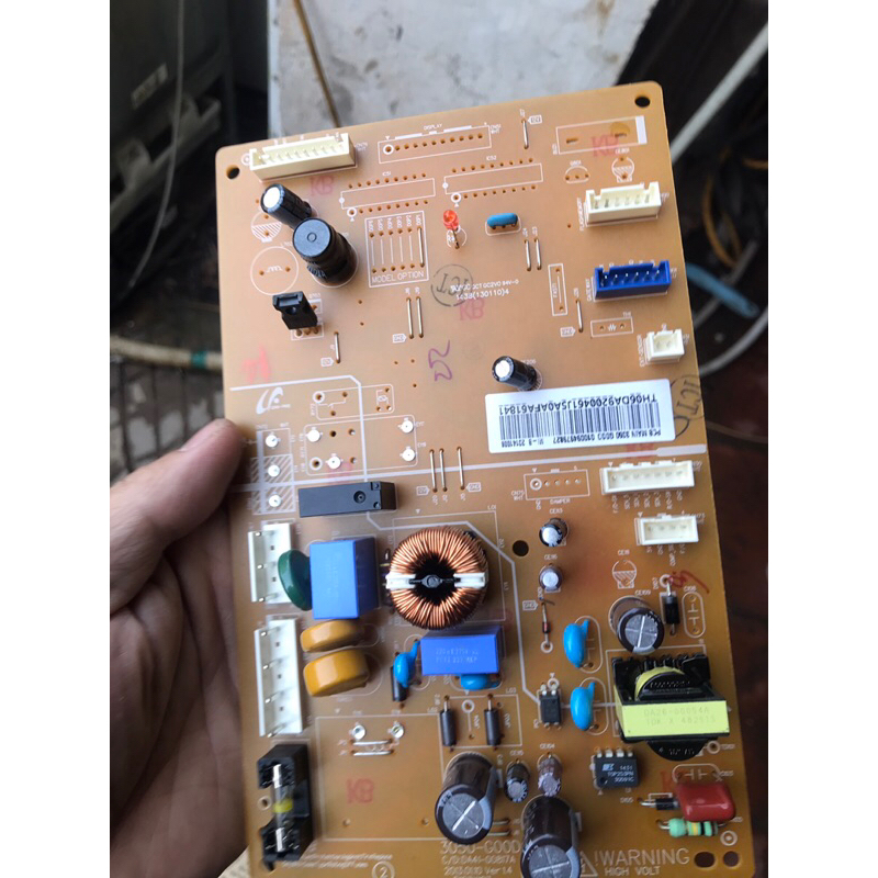 Bo mạch nguồn tủ lạnh Samsung inventer 203 L cũ zin chính hãng tháo máy