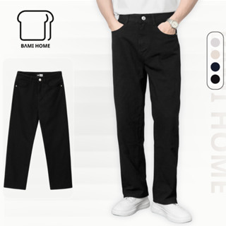  Quần kaki nam CREMA BAMI HOME quần dài kaki ống suông basic chất vải dày dặn chuẩn form QK14 