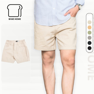  Quần short nam MONO KAKI BAMI HOME BM chất kaki cotton ít nhăn form trên gối dễ phối đồ QK16 