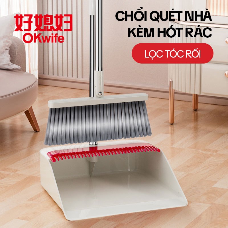 Chổi Quét Nhà OKwife AGW-4486, Chổi Quét Nhà Thông Minh, Chổi Cước Quét Nhà