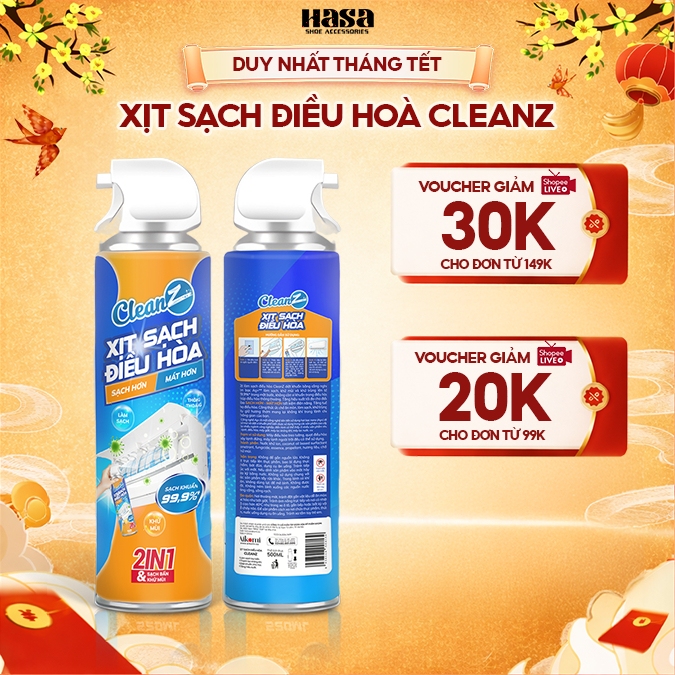 Xịt làm sạch điều hòa Cleanz