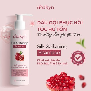  Dầu Gội đầu MAKYN VƯỜN THẢO MỘC chiết xuất Lựu Đỏ Dưỡng Tóc Bóng Mượt Tự Nhiên Óng Ả chai 275ml 