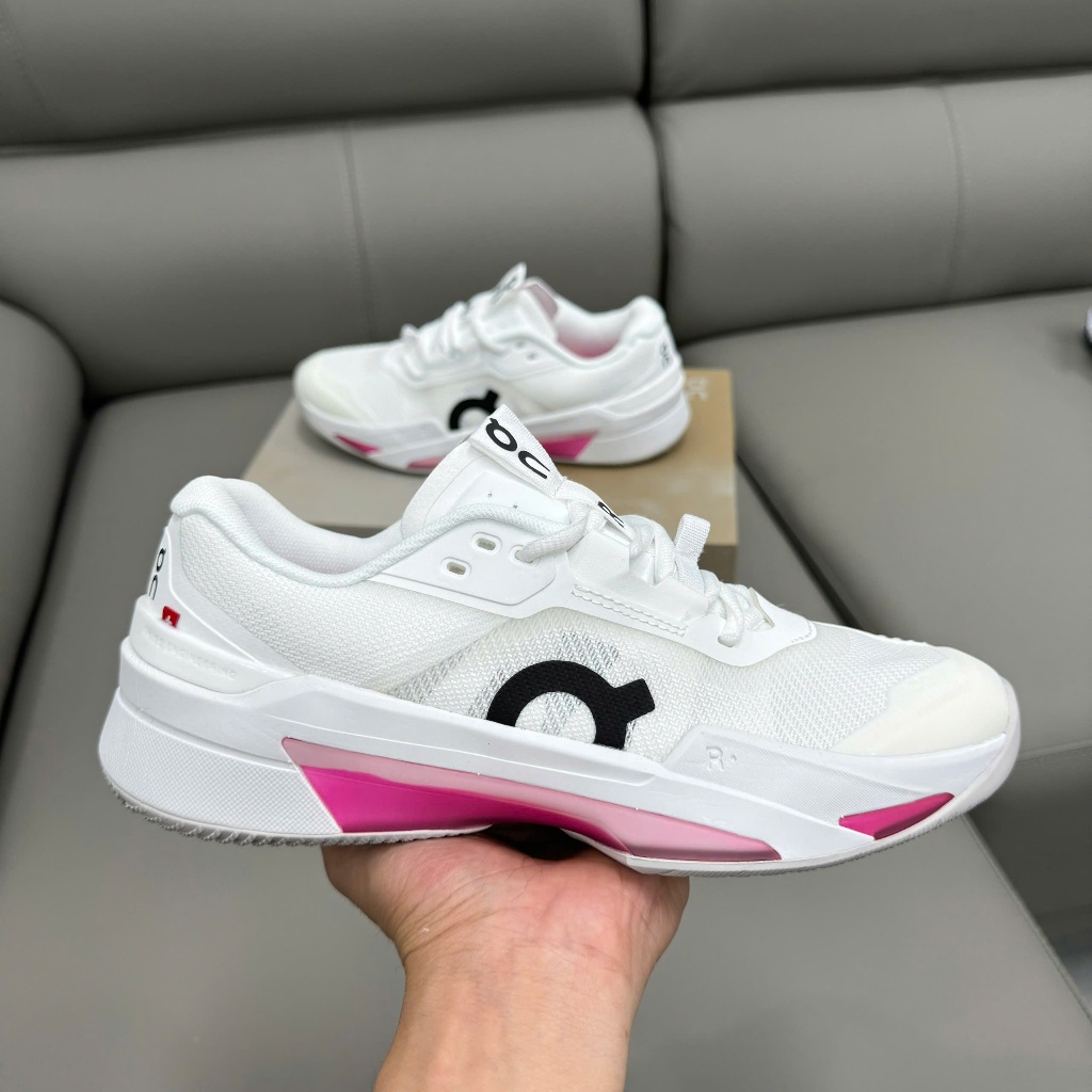 Giày Pickleball - Roger Pro Fire Trắng Xanh Hồng. (QCCC)