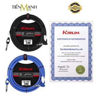 [Chính Hãng] Dây Cáp Line Âm Thanh Mono 6ly Thẳng Sang 6ly Vuông Kirlin LGI-202 Cable Instrument 1/4in LGI202 Dài 3M